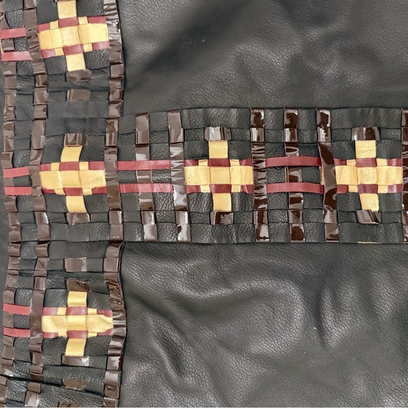 CHANEL PRE-FALL 2011 RUNWAY COLLECTION SKIRT LAMBSKIN LEATHER - Picture 4 of 8